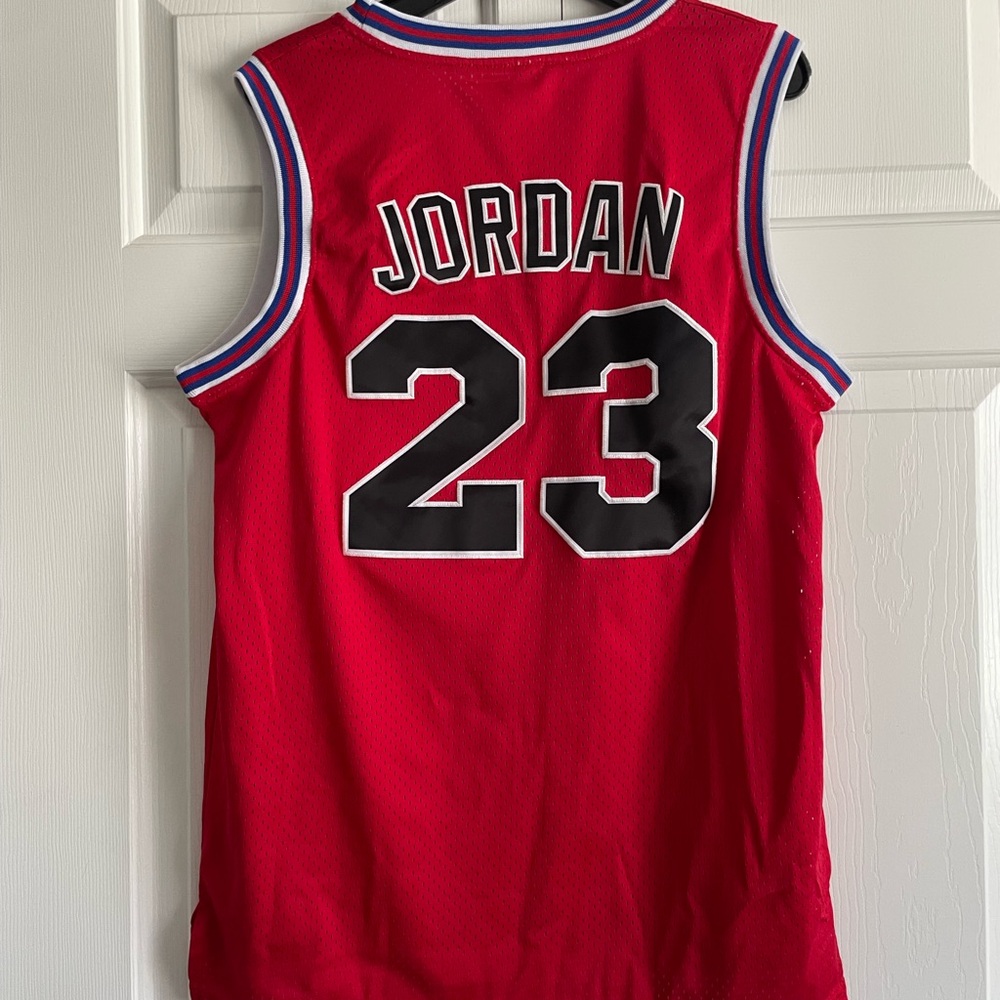 Red Jordan 23 Basketball Jersey